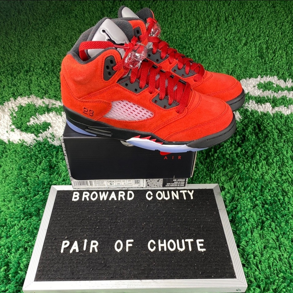 Jordan 5 Retro Raging Bull Red 2021 GS